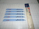 Bosch RCM9X2 Reciprocating Saw Blades Clean Heavy Metal 9" 14+18TPI Qty 5. Fixed Price $18.03.