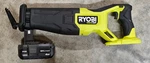 Ryobi 18V One+ Hp Brushless Reciprocating Saw W/ 4AH Battery Model# PBLRS02. Fixed Price $99.90.