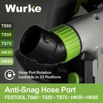 No Snag Hose Port With Fixable Positions Festool TS55 TS60 TS75 HK55 Track Saw. Fixed Price $24.20.