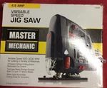 Master Mechanic Corded Variable Speed Orbital Action Jig Saw 4.5 Amp # 134469.. Fixed Price $38.50.