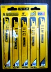 Dewalt DW4856 6-PC Metal & Woodcutting Reciprocating Saw Blade Set. Fixed Price $19.29.