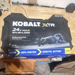 Kobalt Xtr 24V Max Brushless Reciprocating Saw 1518743 Orbital Action Case. Fixed Price $109.00.