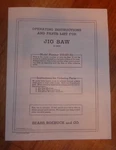 Sears Craftsman 18 Inch Jig Saw Owners Manual 103.23151. Fixed Price $15.95.