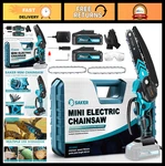 Saker 6 Inch Cordless Mini Chainsaw For Tree Branches And Garden. Fixed Price $101.99.