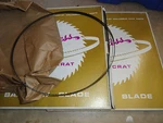 Peerless Aristocrat Band Saw Blades, 1/4" X 129" .025 Guage 4TPI. Fixed Price $22.00.