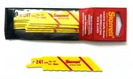 Pack Starrett Reciprocating Cut Saw Blades Bimetal 24 T, 3/32-5/8". Fixed Price $20.00.