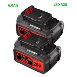 For Black& Decker 20V Lithium Battery LBXR20 LBX20 6.0AH Usb-a Charging. Fixed Price $37.99.