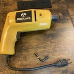 Rockwell 3/8" Drill 4100 Type 2 W/ Chuck Key Corded Yellow Double Insulated. Fixed Price $16.99.