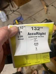 Two Brand New X 132 Carter Bandsaw Blades For Harvey. Fixed Price $75.00.