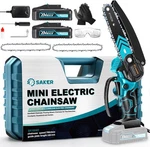 Saker 6" Mini Electric Chainsaw Portable Cordless SK1806D Powerful Efficiency. Fixed Price $46.88.