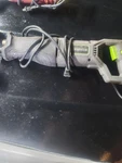 Genesis Corded Electric Reciprocating Saw Gray Green Power Tool. Fixed Price $15.00.