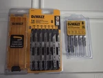 Both Dewalt Jigsaw Blades Set/case T-shank 14/15 Piece (DW3742C)(DWA3798T). Fixed Price $34.99.