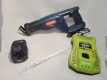 Ryobi RJC180 Cordless Reciprocating Saw Wood Blade 3.6 Ah Battery And Charger. Fixed Price $80.10.