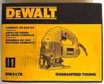 New (DW317K) Dewalt 5.5 Amp Electric Variable Speed Jig Saw. Fixed Price $119.90.