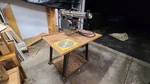 Craftsman 12" Radial Arm Saw With Rolling Stand. Fixed Price $200.00.