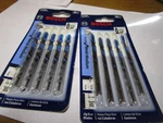 Bosch Jig Saw Blades 3 5/8IN 11-14 Tpi Flexible For Metal T-shank Qty 10. Fixed Price $18.00.