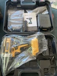 Skovensy Cordless Electric Drill W Battery Bits, And Charger Case. Fixed Price $45.00.
