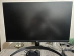 Lg 24QP500-B 24'' Qhd Ips Hdr 10 Freesync Monitor Black (2560X1440) Resolution. Fixed Price $80.00.