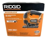 Ridgid 18V Brushless Cordless Jig Saw W/ Blade & Dust Port Tool Only R86344B. Fixed Price $119.95.