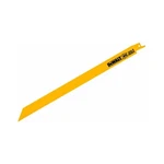 Dewalt (5-PACK) DW4838 12" 14TPI Straight Back Bi-metal Reciprocating Saw Blade. Fixed Price $14.25.