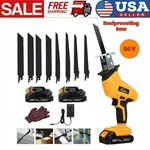 24V Cordless Reciprocating Saw Brushless With Battery & Charger 8 Blade. Fixed Price $33.90.