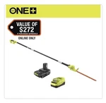 Ryobi One+ 18V In Cordless Pole Hedge Trimmer Kit - Green (P26100). Fixed Price $149.00.