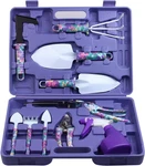 Garden Tool Kit With Carrying Case Ergonomic Handles For Pruning Planting. Fixed Price $56.99.