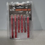 18 Pc Jigsaw Blade Set U Shank Tool Shop (8-LGY-4). Fixed Price $8.00.