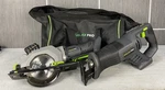 Galax Pro Combo Recip Saw 997705 & Mini Circular 97630L Bag, Batt, Charg. Fixed Price $178.05.