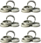 Mason Jar Replacement Rings, Tinplate Metal Bands, Set Of 24 Regular Mouth. Fixed Price $21.99.