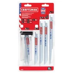 Craftsman 11-PIECE Bi-metal Reciprocating Saw Blade Set Wood & Cutting. Fixed Price $29.99.