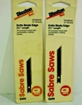 2 Packs 5399 Disston Knife Edge Jig Saw Razor Blade Saber 1/4" Shank. Fixed Price $11.59.
