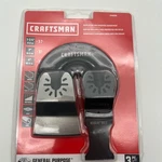 Craftsman Oscillating Multi-tool Blade Accessory Set 3-PIECE Cutting CMA0201. Fixed Price $16.99.