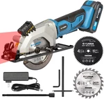 Mini Circular Saw, 4-1/2"" 3400RPM Cordless With Laser Guide, Rip. Fixed Price $59.99.