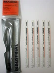 Magna Tool M90520 Bi-metal 5" Progressive Tooth Pitch Jig Saw Blade Set 5/PK. Fixed Price $14.00.