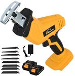 24V Cordless Reciprocating Saw + Battery & Charger Sabre 8 Blades. Fixed Price $37.99.