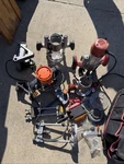 Woodworking Lot Craftsman Ridgid Black Decker Routers Kreg Jig Husky Bag. Fixed Price $140.00.