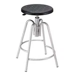Global Industrial Polyurethane Shop Stool Black. Fixed Price $126.33.