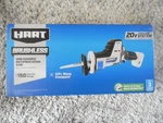 New Hart HPRS50 20VOLT Brushless One Handed Reciprocating Saw - Tool Only. Fixed Price $78.95.