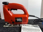 Black & Decker Corded Scroller Jig Saw 4A Model JS350. Type 3. Clean. Tested.. Fixed Price $22.31.