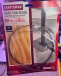 Craftsman Band Saw Blade 21792 14 Teeth Per Inch 62" X 1/8". Fixed Price $44.40.