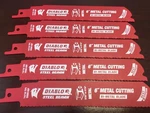 Diablo 6" Steel Bi-metal Blades DS0614BF5 Fits Dewalt 20V Sawzalls. Fixed Price $20.21.