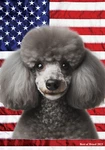 Poodle Silver All-american Iii Flag. Fixed Price $23.95.