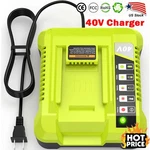 Rapid Charger For Ryobi 40V OP408VNM Lithium Battery OP406VNM OP40602 OP401 Led. Fixed Price $25.99.