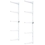 Minimalistic White Shelf Brackets By Delta Cycle, Set Of 10 Fully Adjustable .... Fixed Price $69.65.