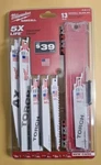 Milwaukee Sawzall Reciprocating Blades Set (13 Pc) 49-22-1113 New. Fixed Price $19.98.