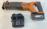Ridgid R8646 4.0 Ah Battery Charger Cordless Reciprocating Saw. Fixed Price $79.95.