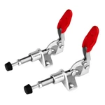 Powertec 2PK Toggle Clamp, 100LBS Holding Count (pack Of 2), Red Metallic. Fixed Price $15.25.