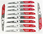 10 Milwaukee Ax 9" Carbide Sawzall Blades 5TPI Wood/nails Reciprocating 5226. Fixed Price $59.99.