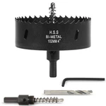 Vikiton 4 Hole Saw With Arbor For Wood Metal Plastic, Inch, Black. Fixed Price $14.91.